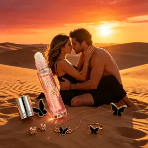 Women's Pheromone Roll-on Perfume, Infused with Pheromone Formula, Long Lasting Floral Fruity Scent, Designed for Him to Make Him Addicted to You & Share a Wild Night, Gift Included, Perfect Gift for Labor Day, Veterans Day, Thanksgiving & Christmas 10ml