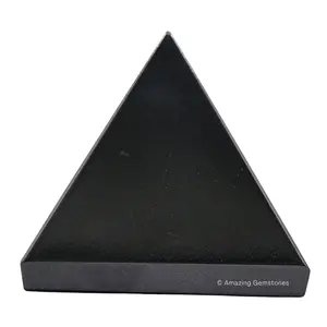 Amazing Gemstone Pyramid Crystal Healing Stones - 1.5" Natural Stone Pyramid for Meditation, Reiki, Balancing and Grid