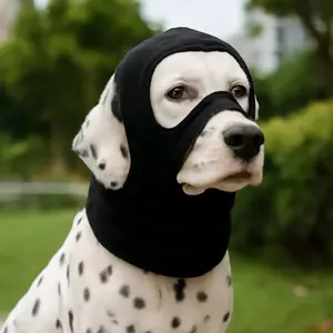 Pet Dog Mask Headgear, Anti-Cold and Noise-Reducing, Suitable for Small and Large Dogs, Pet Accessories, Decorative Pet Gear