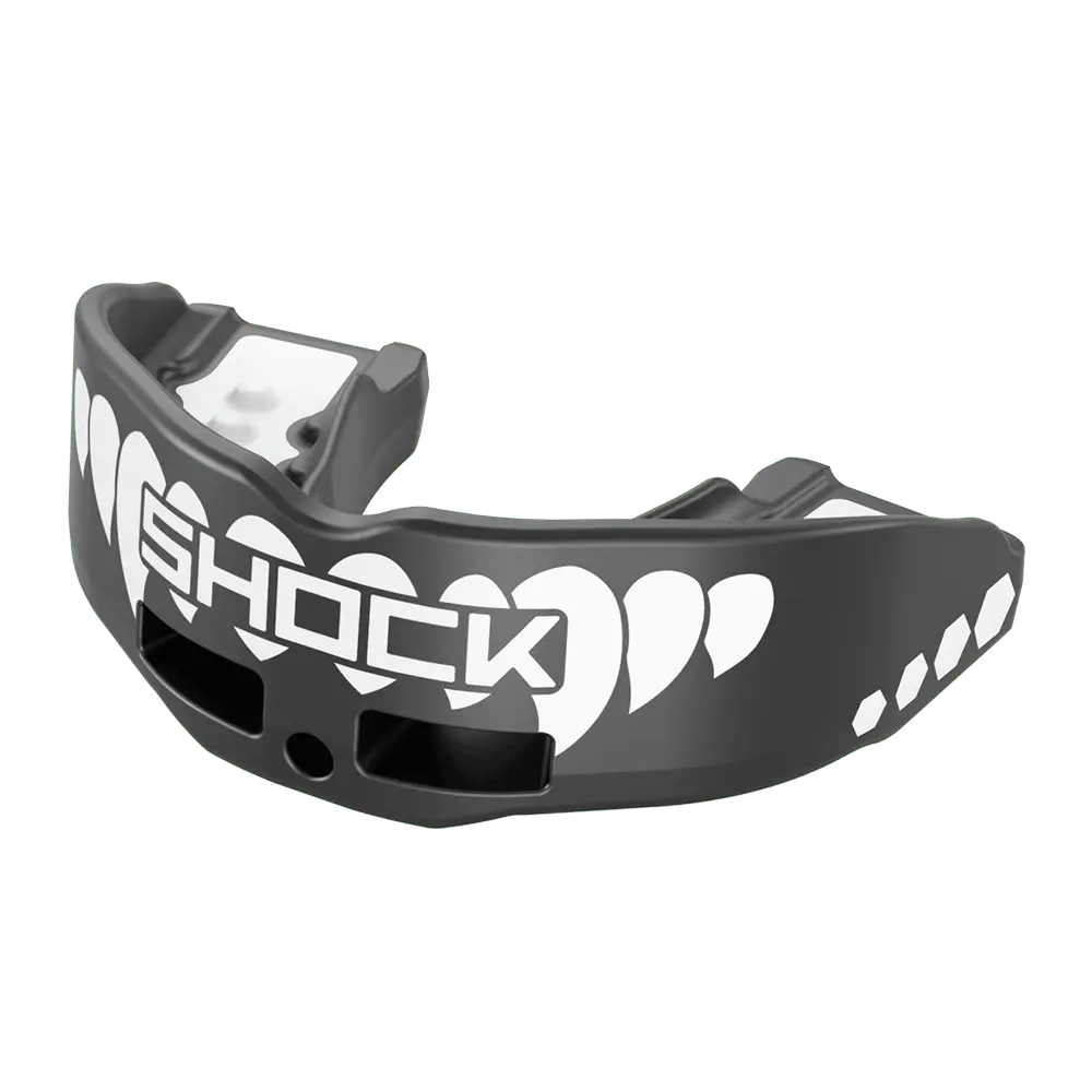 Shock Doctor Insta-Fit Print Mouthguard - Youth Size for Basketball Football Hockey Baseball Lacrosse Soccer