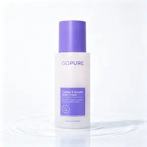 GOPURE Mommy Tummy Firming Body Cream | Postpartum Belly Cream for Stretch Marks & Loose Skin, 6% Micro-Tight Complex, Longan Seed Extract, Fast Absorbing, 4.23oz