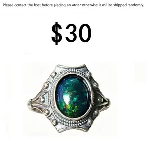 $30  Handcrafted Natural Gemstone Ring - Contact Host Before Placing an Order Otherwise it will be Shipped Randomly