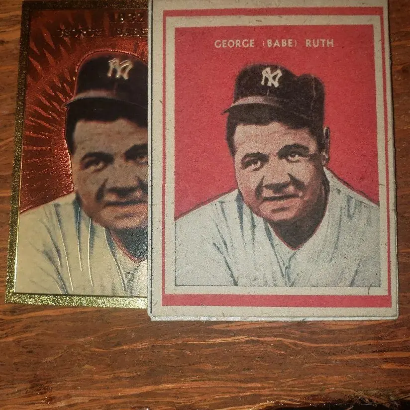 Babe Ruth 24 Karat Gold Foil Baseball Card, Standard Size, Includes Hemp card, 100% Hemp Card Stock, Celebrates Legendary Career with New York Yankees - TikTok Shop Babe Ruth 24 Karat Gold Foil Baseball Card, Standard Size, Includes Hemp card, 100% Hemp Card Stock, Celebrates Legendary Career with New York Yankees - TikTok Shop