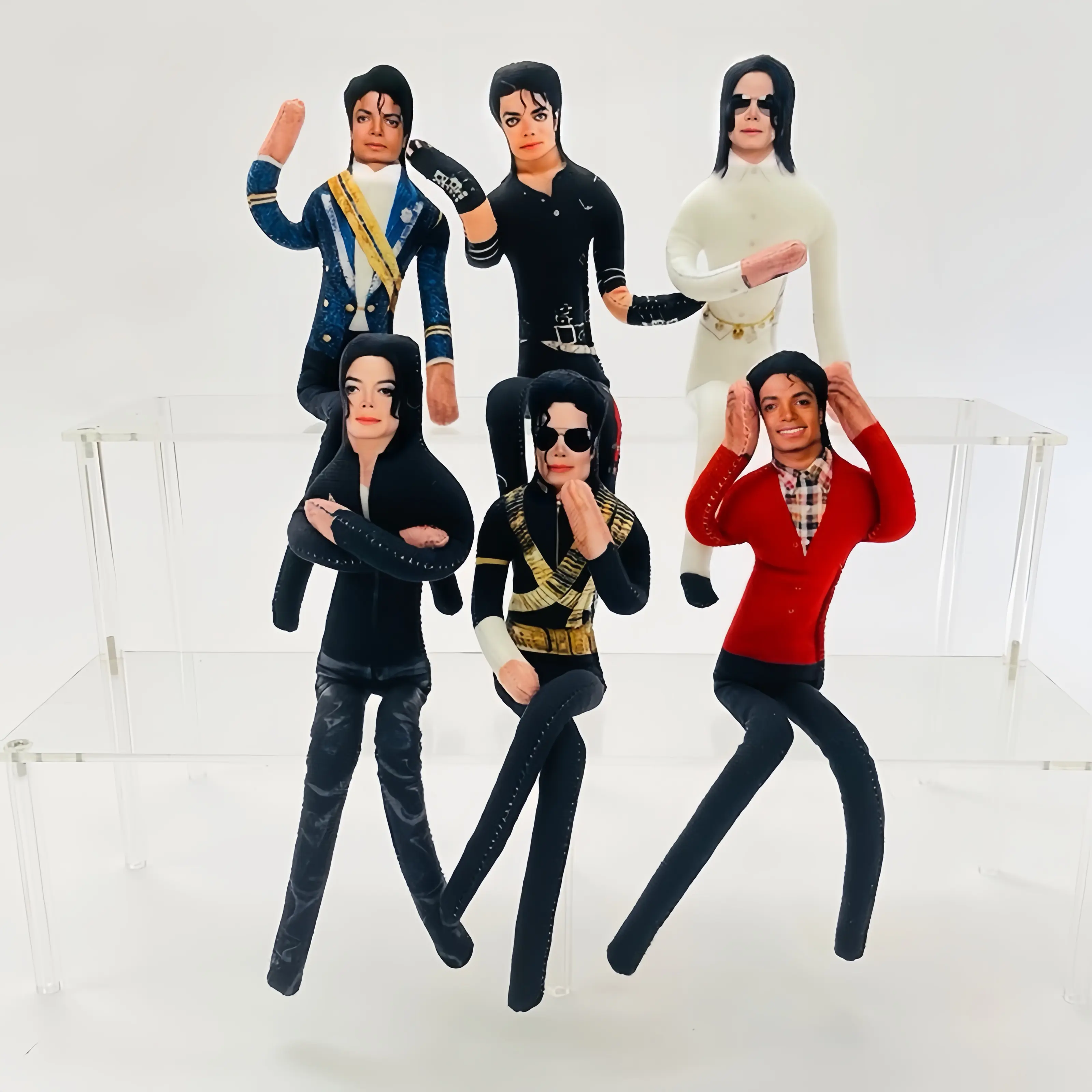 Michael Jackson Doll - MJ Doll with Poseable Joints, Collectible Abstract Humanoid Figurine, Home Decor Toy, Role Play Collectors' Gift