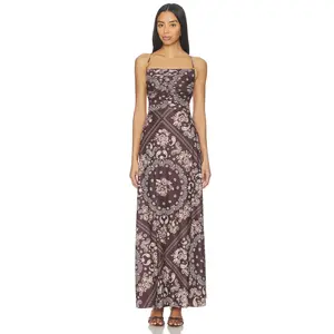 Agua Bendita x REVOLVE Arista Maxi Dress in Brown
