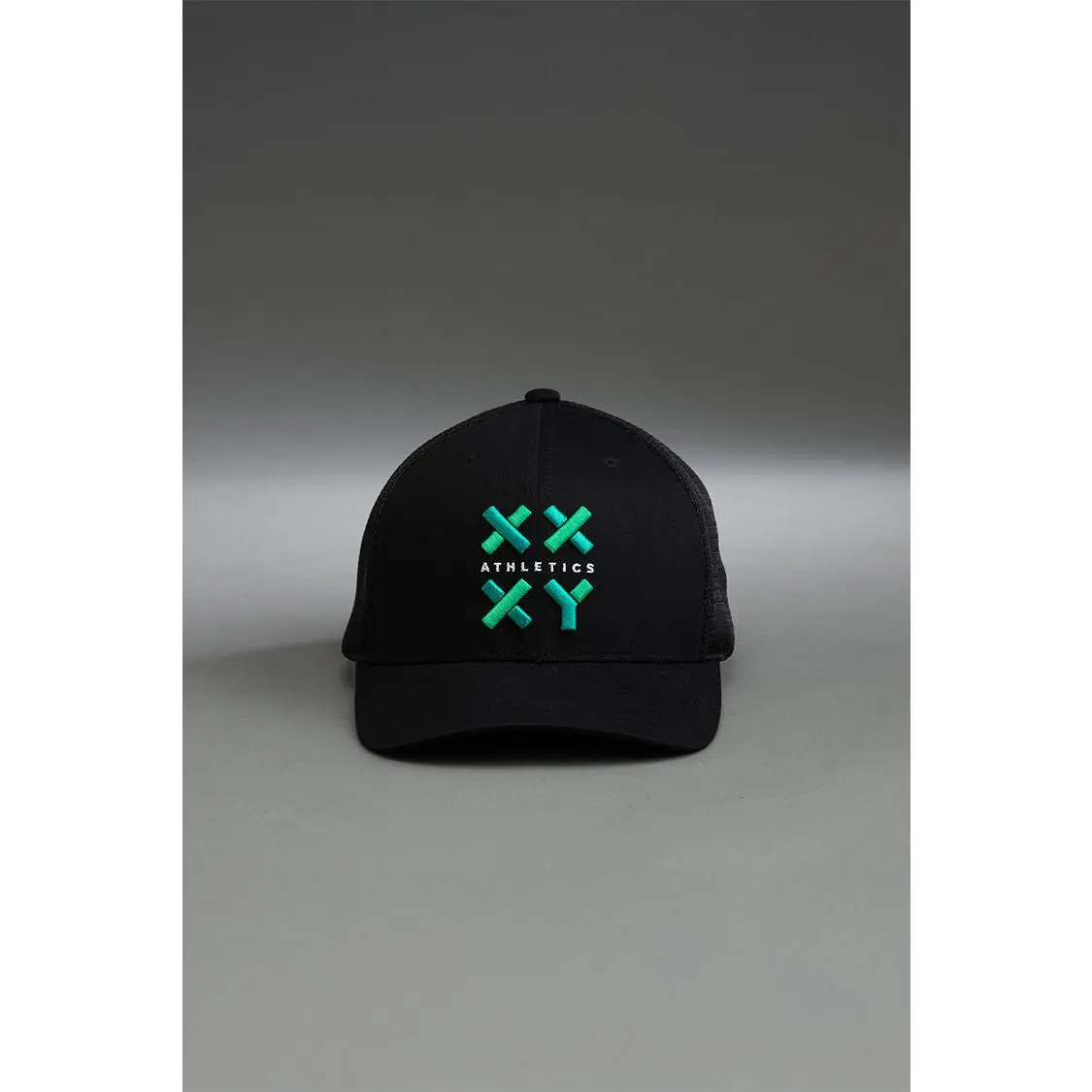 Logo Trucker Cap on Black
