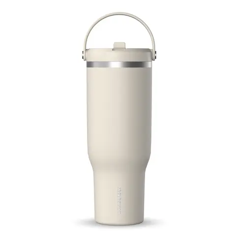 Nomad 40 oz Tumbler with Handle and Sip Lid, Leakproof Tumbler, Tumbler Lid Straw, Double Insulated Tumblers Stainless Steel