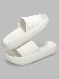 Unisex Cloud Slides for Men Women – Ultra Soft Thick Sole EVA House Slippers, Non-Slip Quick Drying Indoor Shower Slippers, Footwear, Thick Bottom Slippers, Slipper Shoes