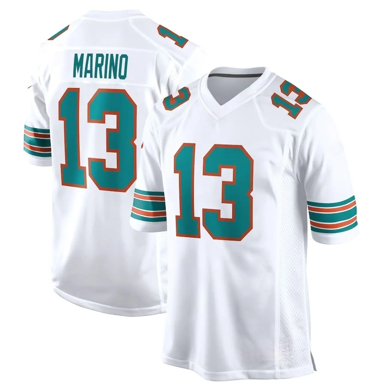 Unisex Football inspired by Marino 13 Miami Retired Player Jersey - White