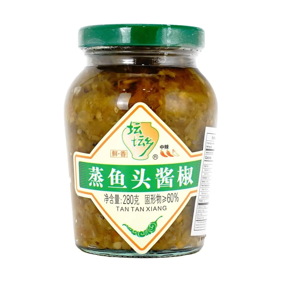 Tantanxiang Steamed Fish Sauce with Chili Peppers - Authentic Sichuan Flavor, 280g Jar