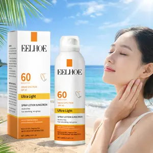 EELHOE Moisturizing Protection Spray SPF 60, Ultra Light Refreshing Hydration Lotion, Broad Spectrum UV Isolating Skin Care Cream