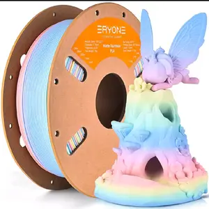 ERYONE Matte Rainbow Macaron PLA Filament 1.75mm 1KG 3D Printer Filament