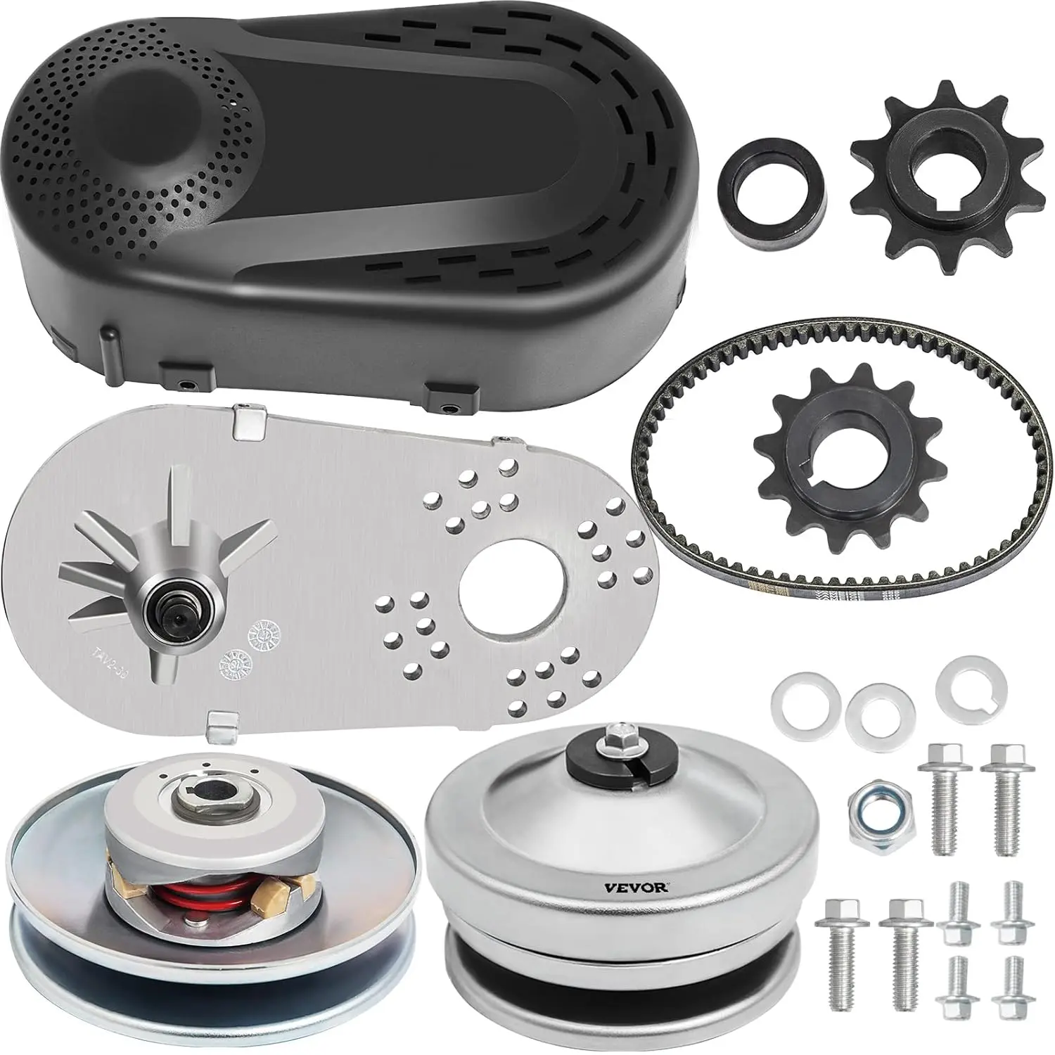 Spring new arrivals Torque Converter CVT 2HP-7HP 3/4" Go Kart Clutch 212CC 30 Series Mini Bike 10T # 40 41 Chain and 12T # 35 Replacement Set TAV2 30-75 218353A Manco CVT Clutch Small Engine Drive Belt