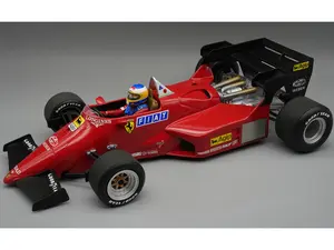 Ferrari 126 C4-M2 F1 World Championship "Presentation Version" (1984) with Driver "Mythos Series" 1/18 Model Car by Tecnomodel