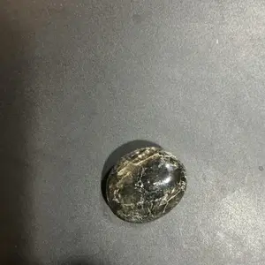 1pc Natural Labradorite Palm Stone - Blue & Green Marbled, Ideal for Tumbling, Sliding, Fountain Decor, Spiritual Accessories, Polished, Wire Wrapped, Jewelry|Abstract Pattern|Smooth Texture, Palm Stone Jewelry