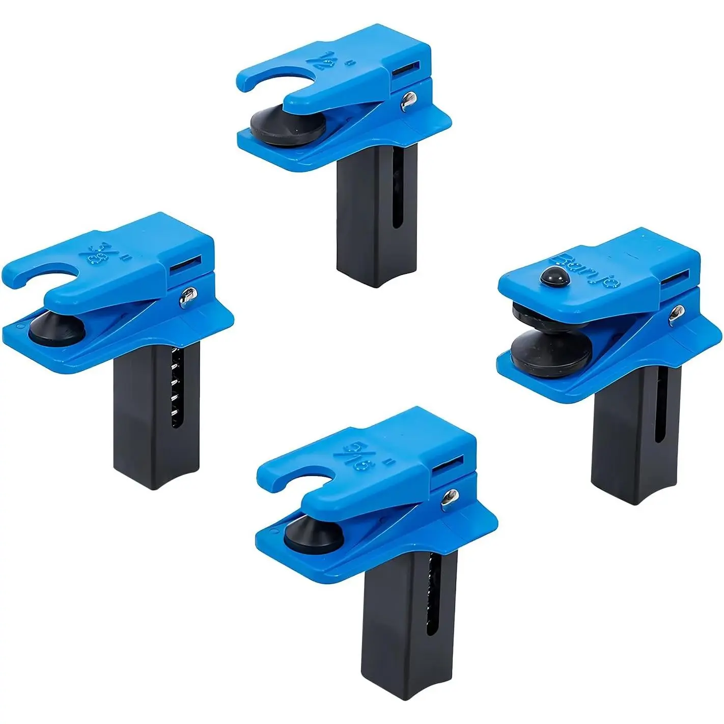 4 PCS Car Fluid Line Stopper Clamp Kit, Spring-Loaded Auto Brake Fluid Line Stoppers for 3/8", 5/16", 1/2" Banjo Fitting, Fuel Rail Hose, A/C Line, Car Accessories