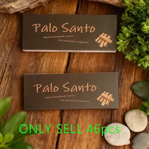 46 Stick Premium Palo Santo Holy Wood Woody Aroma Scented Home Fragrance Household Fragrance Incense Sticks, Thick Diameter 2.8mm, Yoga Meditation Purification Home Decor Gift, Shitoku Fir, Aromatic Woody Scent