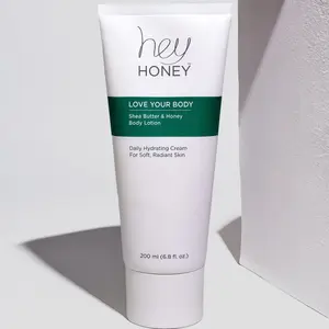 Hey Honey Love Your Body Shea Butter & Honey Body Lotion |Body Moisturizing For Dry Skin Softens & Replenishes & Provides A Natural Glow & Skin Elasticity