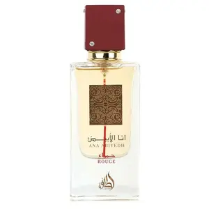 Lattafa Ana Abiyedh Rouge for Unisex Eau de Parfum Spray, 2.0 Oz Woody Spicy Fragrance