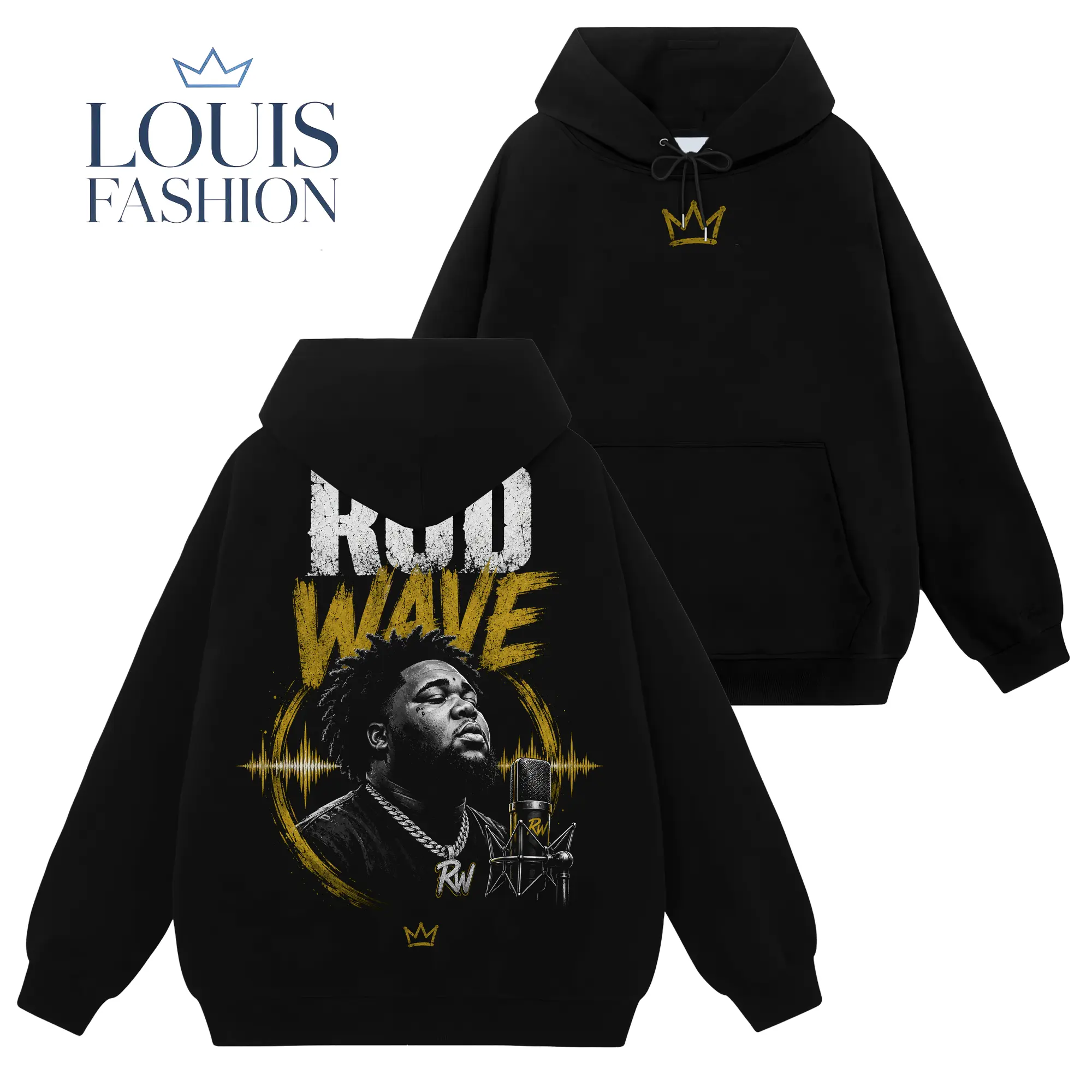 [Louis Fashion] Rod Wave Don't Look Down Tour 2026 Shirt #30, Rod Wave Tour Dates T-Shirt, Double Sided Concert Graphic Tee, Rap Music Merch, Unisex Cotton Shirt, Gift for Fans