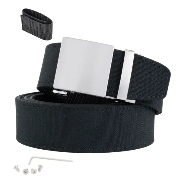 2nd Amen 1911 EDC Belt 1.5" Heavy Duty Ballistic Grade 1100 Denier Nylon Ratchet Belt with Micro-Adjustable Buckle System, Includes Buckle, Screws & Hex Tool