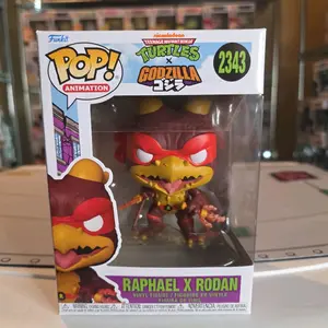 Funko Pop Nickelodeon Raphael x Rodan #2343 Teenage Mutant Ninja Turtles x Godzilla