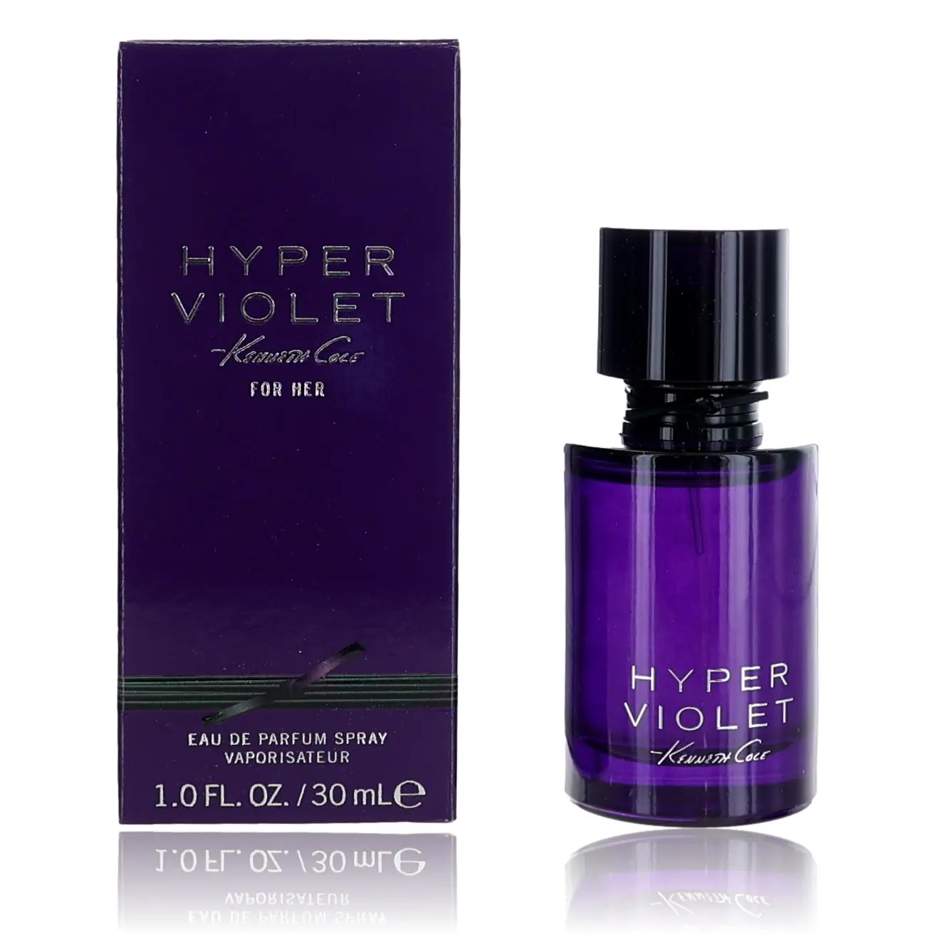 Kenneth Cole Hyper Violet Warm Amber Scented Women's Fragrance, 1 oz (30 ml) EDP Spray Bottle, 1 to 1.9 fl oz