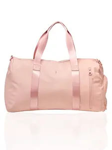 Chic Pink Duffle Bag | Stylish Travel Companion | Carry-On Approved & Lightweight Design