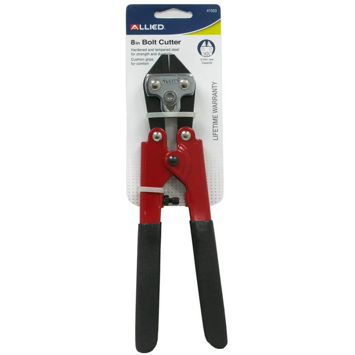 212 MAIN Allied 41503 8 in. Bolt Cutter, Heavy-Duty Hand Tools for Cyclists’ Outdoor Cycling Equipment Maintenance, Sports Use