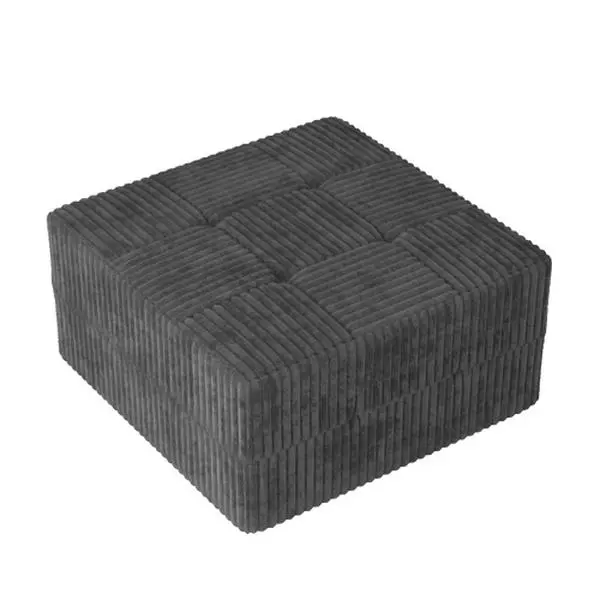 Ottoman Sofa, Modern Minimalist Corduroy Footstool, Compressed Space‑Saving Ottoman for Living Room Bedroom