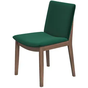 Virginia Dining Chair Green Velvet Set of 2