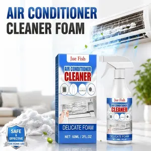 AC Cleaner Foam Spray, Foaming Coil Cleaner for Air Conditioner, No Rinse Deep Cleaning Odor Control HVAC Maintenance