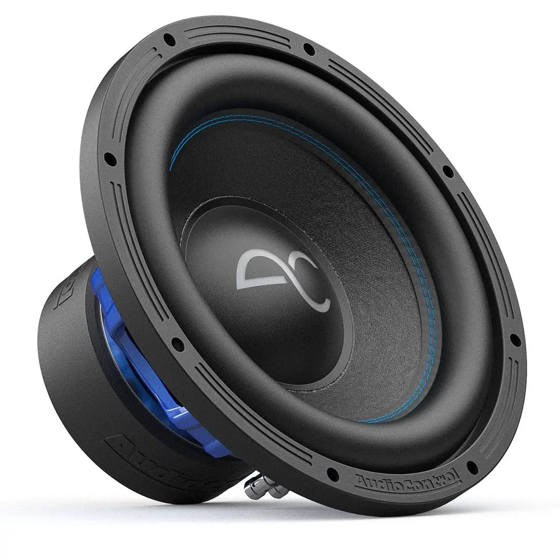 AudioControl Spike Series SPK-12S4 12-Inch Single 4-Ohm High-Performance Car Subwoofer with Mica Coating, 15 lbs Car Audio System Component with Enclosure, Deep Bass, Included Grill, ACM-2.300, LC-1.800 & Enhanced Sound System for Automotive Use