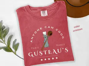Comfort Colors® Anyone Cook Gusteau's WDW Family Trip Shirt 2026, Anyone Can Cook Remy , Remi Shirt, Ratatouille Shirt, WDW Family Matching Tee