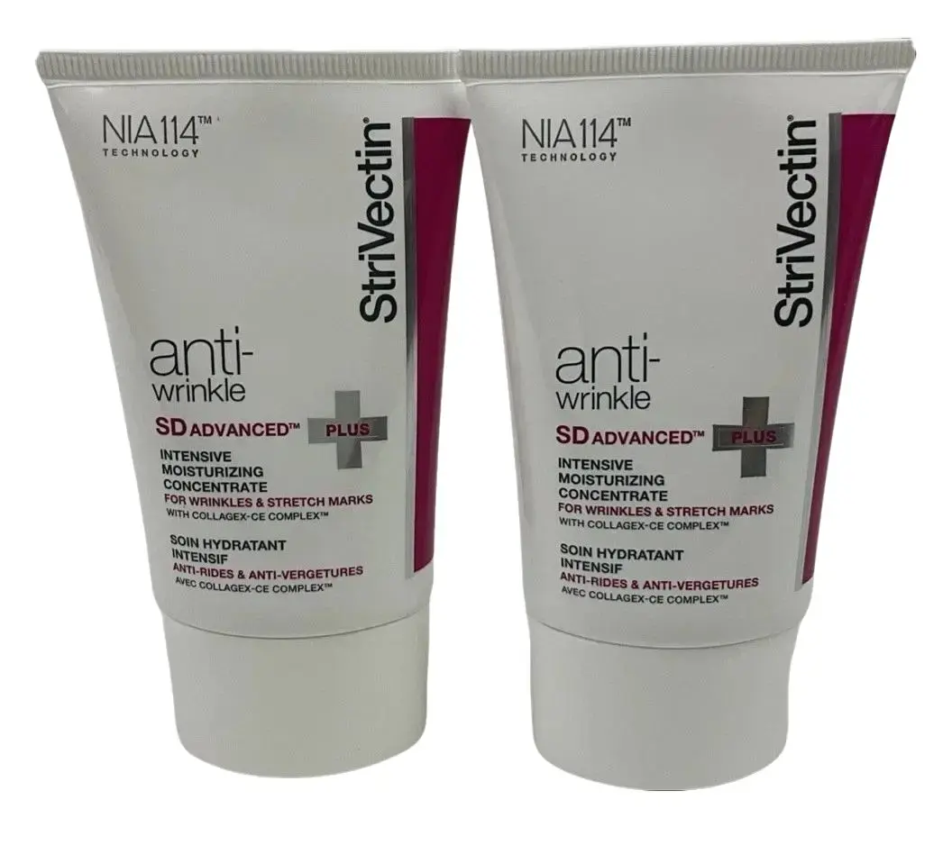 2 Pack StriVectin SD Advanced PLUS Moisturizer 1.6 oz Each Anti-Wrinkle Cream