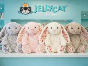 Jellycat Floral Ear Bunny Plush – Soft Luxury Stuffed Rabbit Gift for Girls & Collectors
