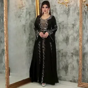 African Muslim Fashion Dress Abayas For Women Dubai Luxury 2026  Caftan Marocain Evening Party Dresses Kimono Robe Djellaba Femme