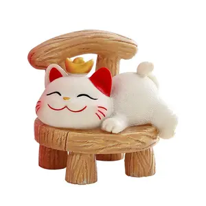 Cat accessories, cute cats, office desktop accessories, workstations, home accessories, Collectible Figurines, Cute Cartoon Figurine