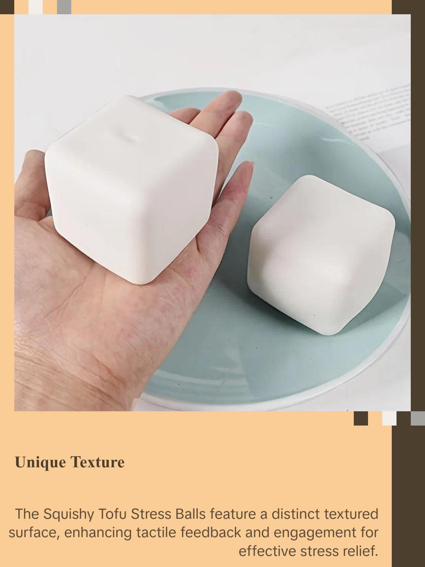Squishy Tofu Stress Balls