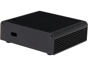 SilverStone PT14B-H2 Black Aluminum Mini-ITX Desktop Computer Case