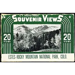 USED-Estes - Rocky Mountain National Park - Denver Colorado 20 CT Photo Finish Snapshots (Miniature 1939 Souvenir Postcard Mailing Packet)