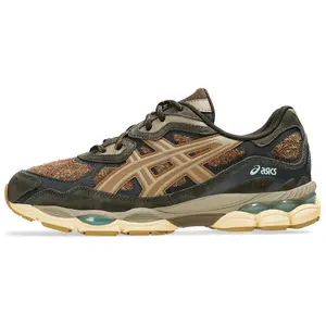 Asics GEL-NYC Low-Top Casual Running Shoes for Men and Women in Brown Trending Shoes, House White Official Shoes to Get / Maison Mihara