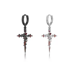2025 New! Thorn Series Cross Earrings | Sweet Goth High-End Studs | Gorgeous Dark Aesthetic Ear Jewelry