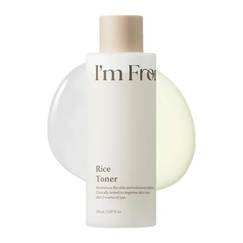 [I'm From] Rice Toner 150ml - Hydrating for Dry, Dull, Combination Skin, Vegan, Fragrance Free, Glass Skin