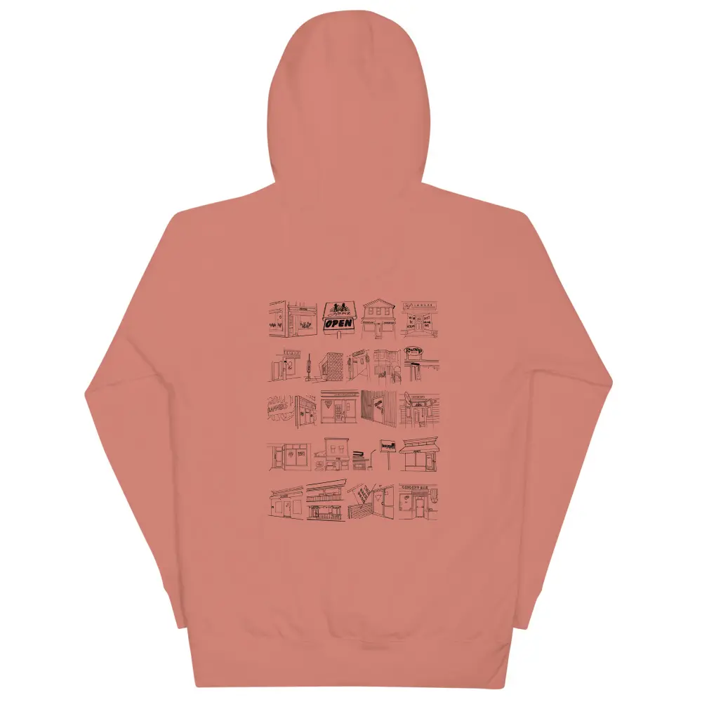Cruising Lesbian Bars / All Genders Hoodie / Black Ink + MORE COLORS