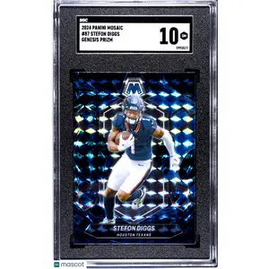 2024 Panini Mosaic Genesis #87 Stefon Diggs - Houston Texans SGC 10