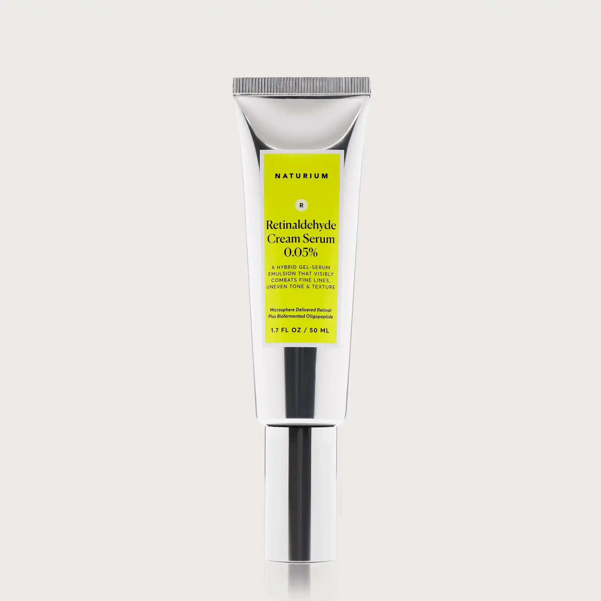 Naturium Retinaldehyde Cream Serum 0.05% (50ml) - for Fine Lines and Wrinkles and Redness, Radiant Skin