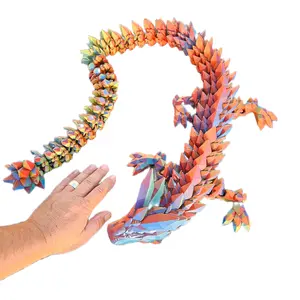 4½ feet long mega dragon 3d printed fidget toy