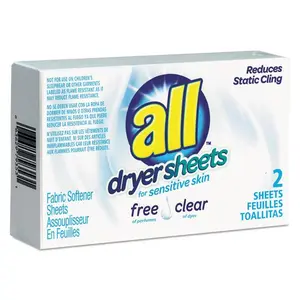 212 MAIN Fragrance-Free Fabric Softener Dryer Sheets for Sensitive Skin, Vend-Rite Manufacturing Free-Vend Pack - Reduces Static, 2 Sheets per Box, 100 Boxes per Case