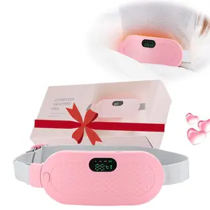 Electric Menstrual Belly Warming Belt, 1 Set Cordless Massage Belly Belt, Portable Hot Compress Massage Abdominal Waist Belt for Women, Women's Day Gift, Heating Pad, Massage Machine, Massagers